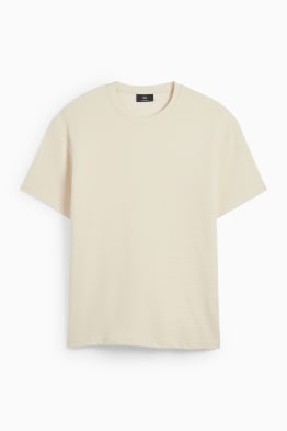 T-shirt - relaxed fit - textured