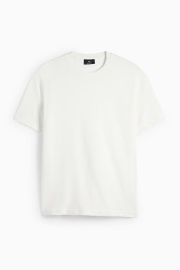 T-shirt - relaxed fit - textured