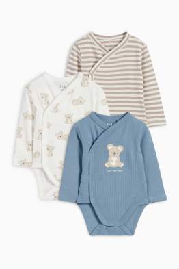 Multipack 3er - Koala - Baby-Wickelbody