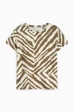 Basic T-shirt - regular fit - met patroon