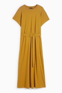 T-Shirt-Kleid mit Gürtel