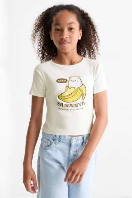Bananya - Kurzarmshirt - gerippt