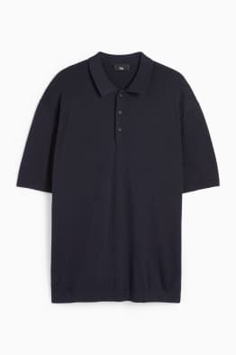 Strick-Poloshirt