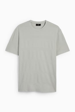 T-shirt - regular fit - tessuto tramato
