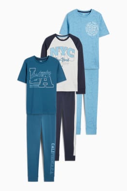 Set van 3 - Los Angeles en New York - pyjama - 6-delig