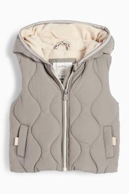 Babybodywarmer met capuchon - waterafstotend