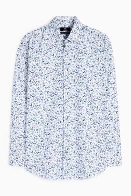 Business shirt - regular fit - kent collar - easy-iron - patterned