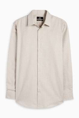 Business shirt - regular fit - kent collar - easy-iron - patterned