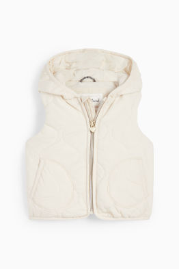 Baby-bodywarmer met capuchon - waterafstotend