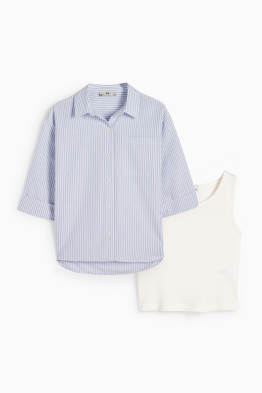 Set - blouse en topje - 2-delig