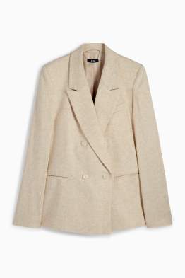 Business-blazer - regular fit - linnenmix