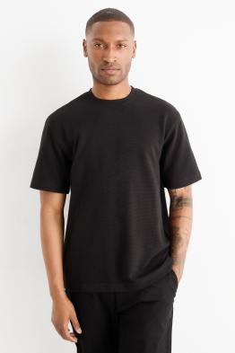T-shirt - relaxed fit - ribbed