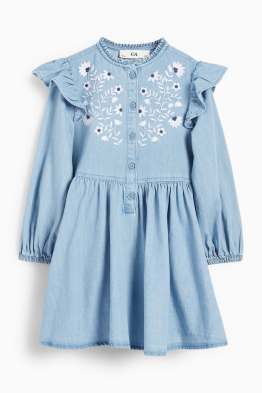 Fleur - robe en jean