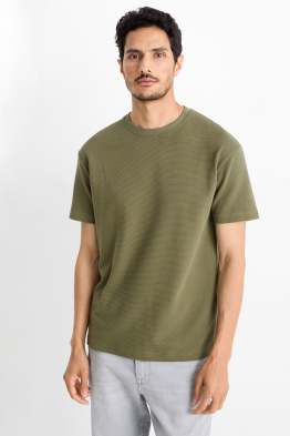 T-shirt - relaxed fit - textured
