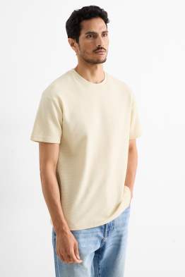 T-shirt - relaxed fit - textured
