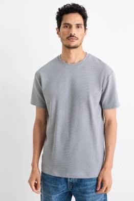 T-shirt - relaxed fit - textured