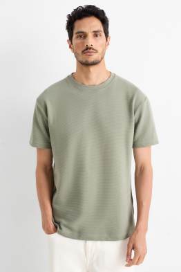 T-shirt - relaxed fit - textured