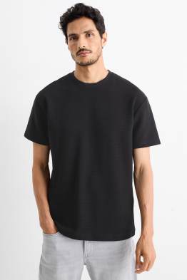 T-shirt - relaxed fit - textured