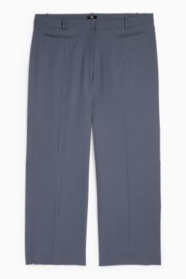 Pantalon - high waist - wide leg
