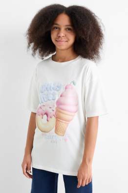 Eis und Donut - Kurzarmshirt