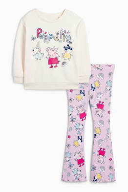 Peppa Pig - set - sweatshirt en flared legging - 2-delig