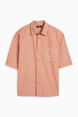 Overhemd - relaxed fit - kent - gestreept