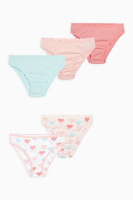 Multipack 5er - Herz - Slip