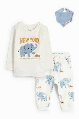 Olifant - babyoutfit - 3-delig