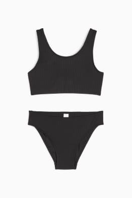 Bikini - LYCRA® XTRA LIFE™ - gerippt - 2 teilig