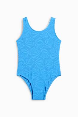 Schelp - badpak - LYCRA® XTRA LIFE™ - met structuur