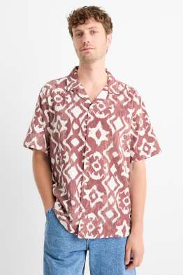 Camisa - regular fit - coll solapa - estampada