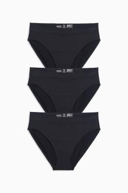 Confezione da 3 - slip - senza cuciture
