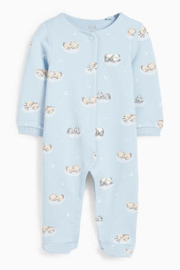 Teddy bear - baby sleepsuit