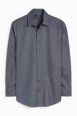 Camicia business - regular fit - collo all’italiana - senza necessità di stiratura - fantasia