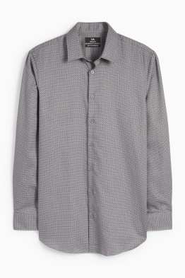 Camicia business - regular fit - collo all’italiana - senza necessità di stiratura - fantasia