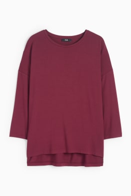 Basic-Langarmshirt