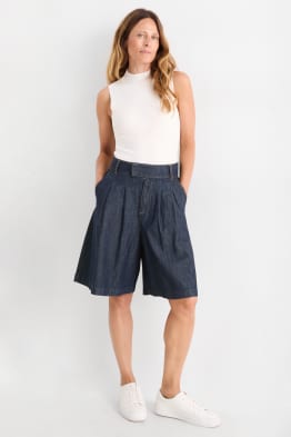 Bermuda en jean - mid waist