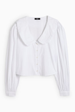 Blusa con scollo a V