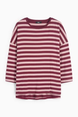 Basic longsleeve - gestreept
