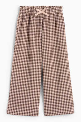 Flanellhose - kariert