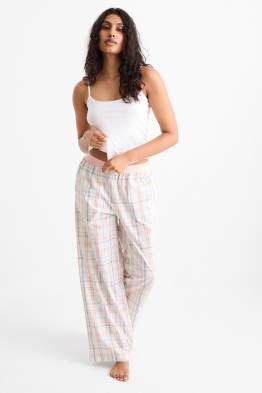 Pantalón de pijama - de cuadros