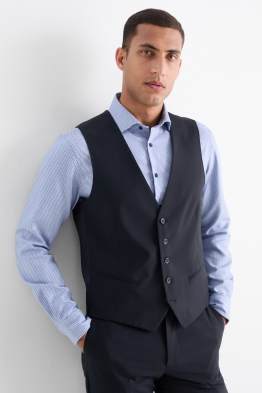 Gilet - regular fit - Flex - scheerwolmix