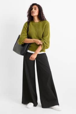 Palazzo Jeans - High Waist