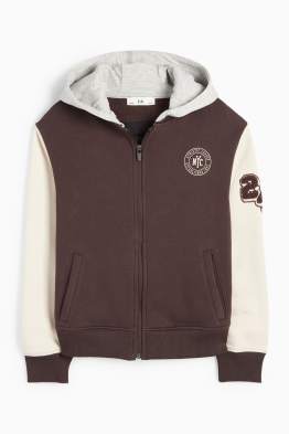 Skater - collegejas met capuchon