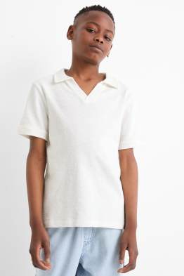 Poloshirt - met structuur