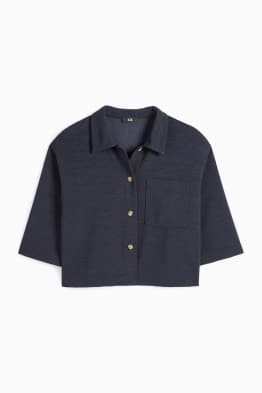 Blusa - tessuto tramato