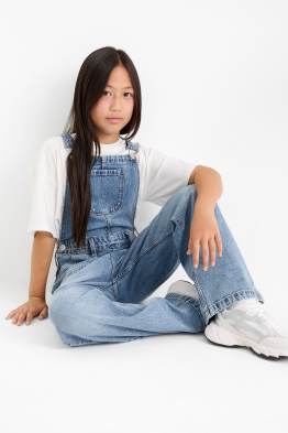 Jeans-Latzhose