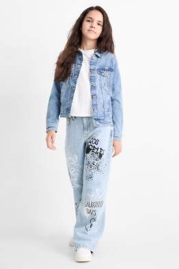 Graffiti - wide leg jean