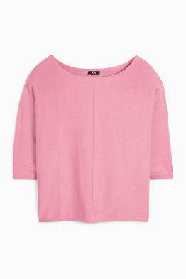 Pull en maille - manches courtes