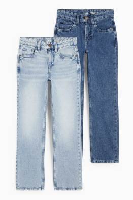 Lot de 2 - straight jeans